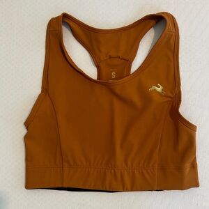 Tracksmith Allston Bra Caramel color size Small